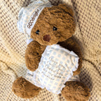 CouldNook Pajama Teddy Bear Pillow - Nightcap and Cushion