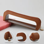 CouldNook Makeup Brush Pouch - Clear Front Window And Zip Closure