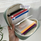 CouldNook Ring-Binder Pill Organizer - Removable Pouches And Zippered Case