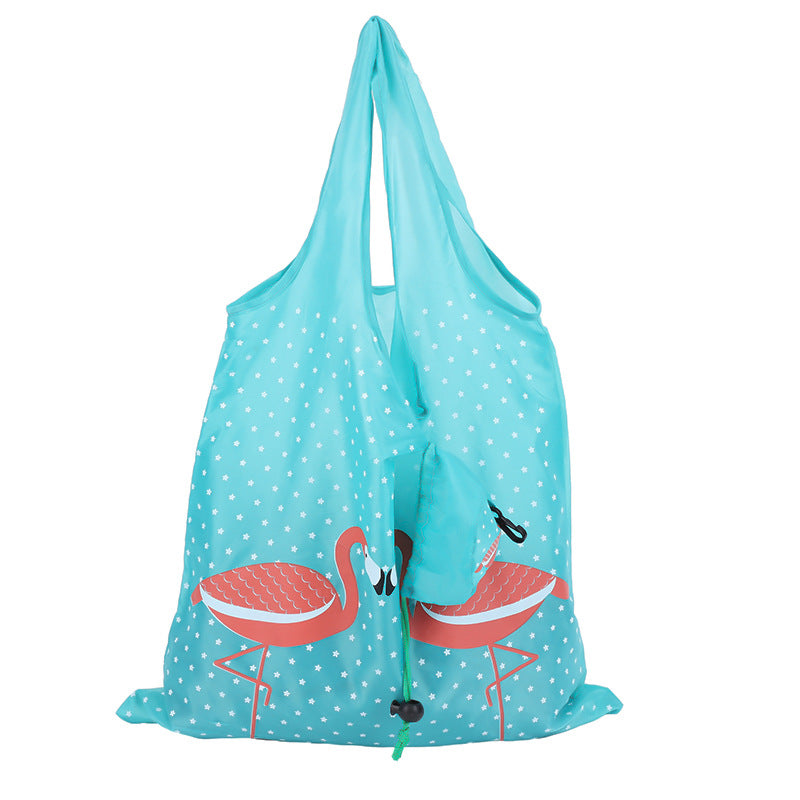 CouldNook Foldable Shopping Bag - Printed Tote And Character Storage Pouch