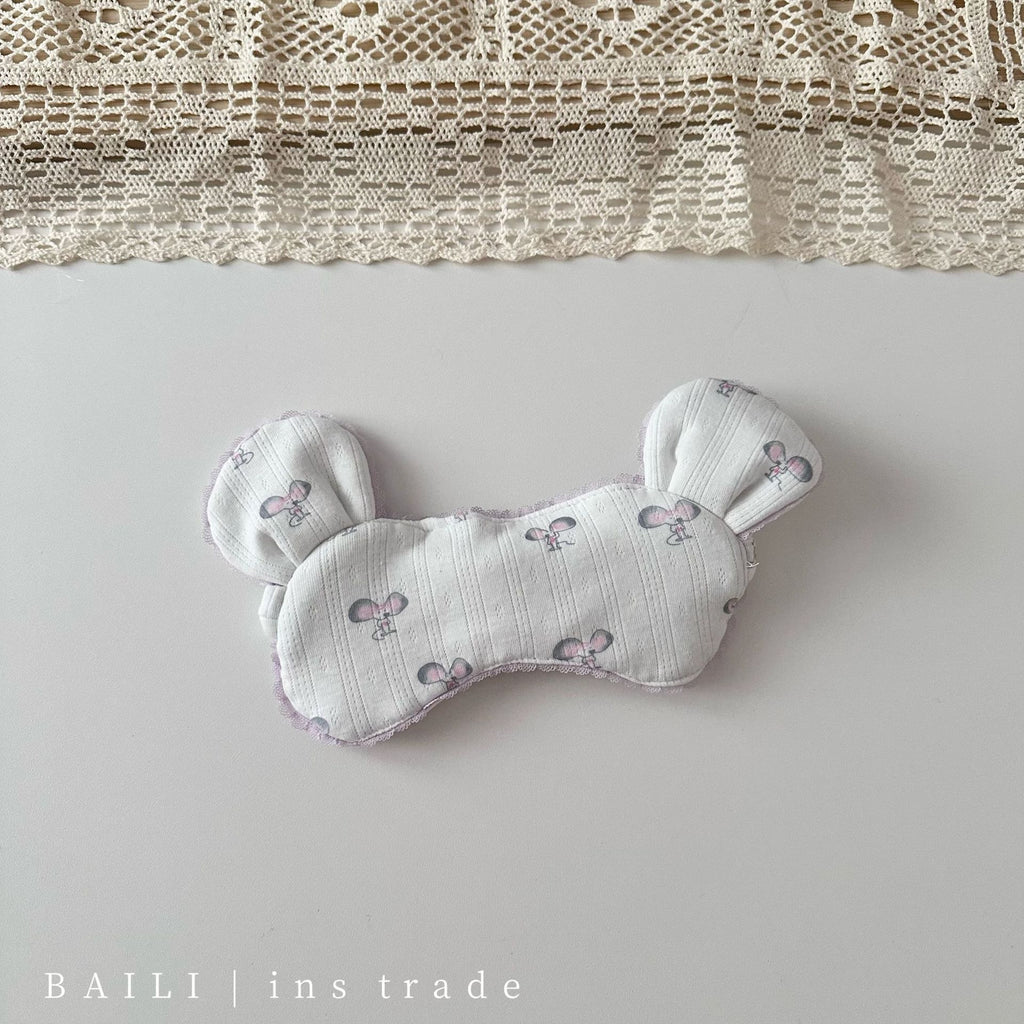 CouldNook Animal Sleep Mask - Printed Cotton And Decorative Ear Shapes
