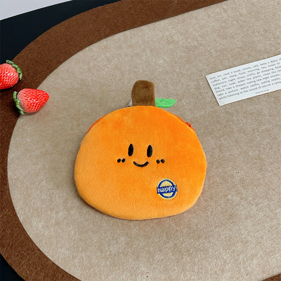CouldNook Fruit Coin Purse - Plush Characters And Embroidered Expressions