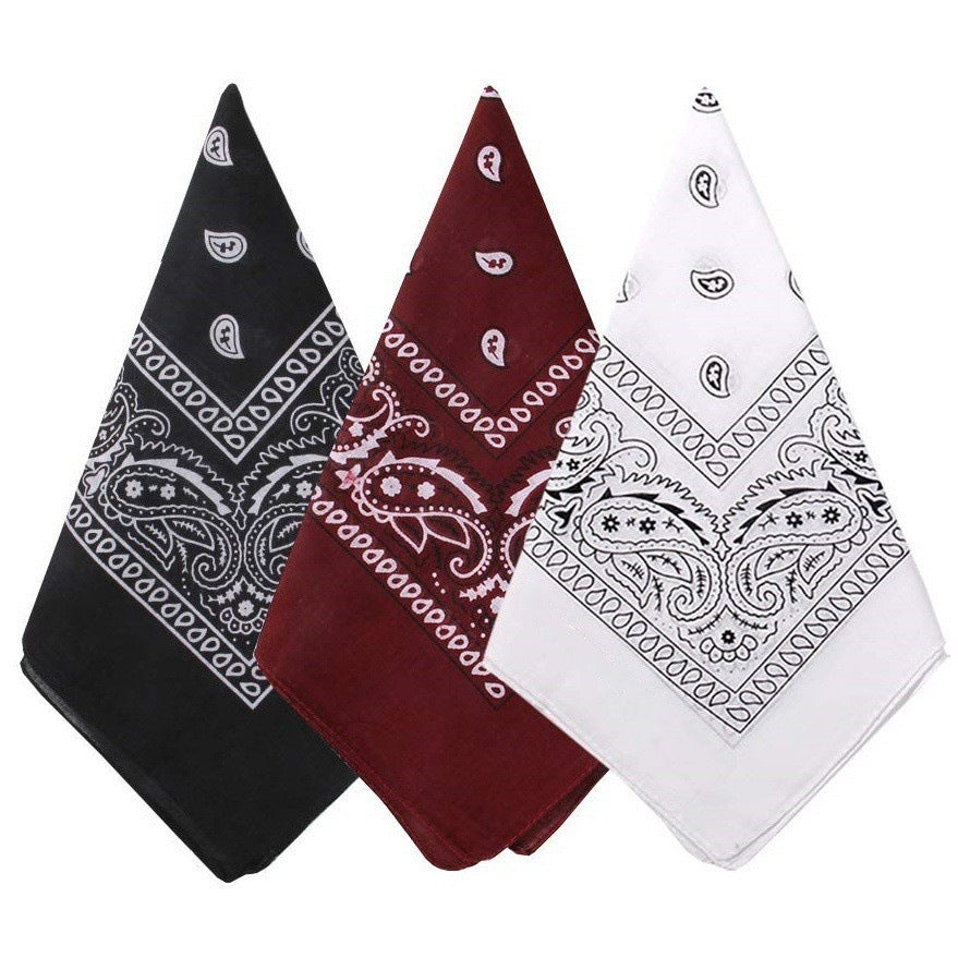 CouldNook Paisley Bandana - Square Shape And Ornamental Border