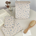 CouldNook Patterned Folding Mirror - Printed Cover And Fold-Back Tabletop Support