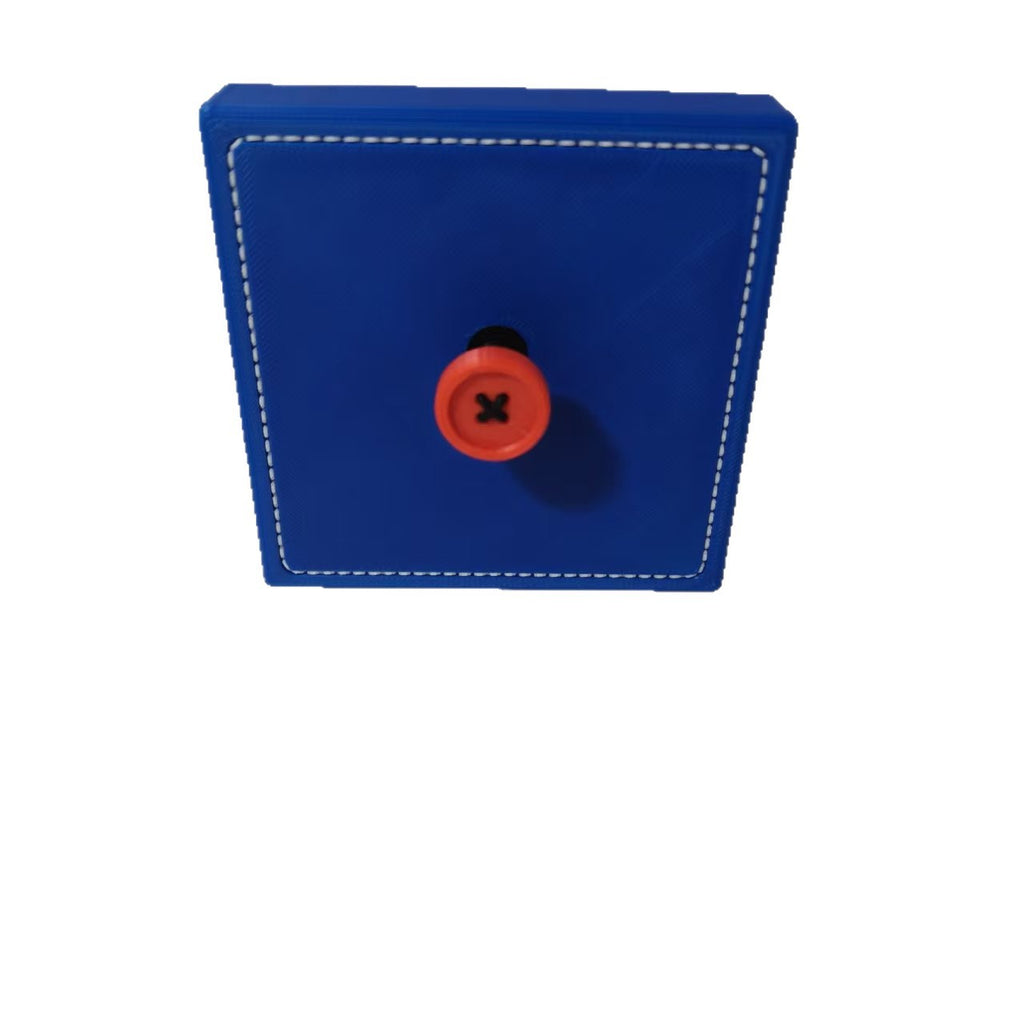 CouldNook Decorative Switch Cover - Button Motifs And Stitch-Effect Border