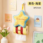 CouldNook Sea Creature Hanging Tissue Holder - Plush Topper and Striped Body