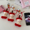 CouldNook Apple Core Plush Bag Charm - Fruit Accent