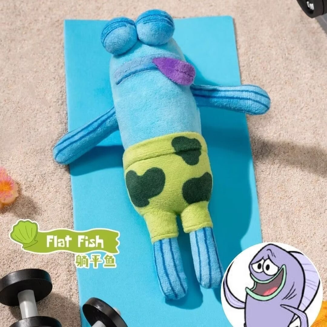 CouldNook Fish Plush Charm - Expressive Face And Bead Chain Attachment