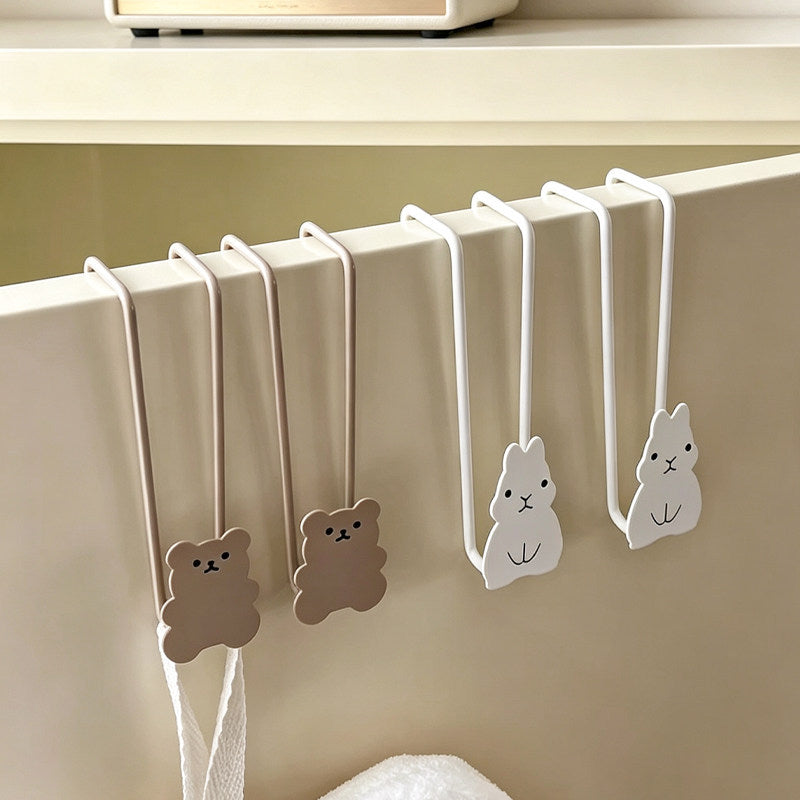 CouldNook Animal Over-Door Hook - Wire Frame and Character Front