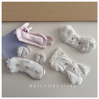 CouldNook Animal Sleep Mask - Printed Cotton And Decorative Ear Shapes