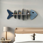CouldNook Fish Shaped Wall Shelf - Three Display Formats