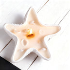 CouldNook Coastal Starfish Scented Candle - Ocean Themed Aromatherapy Gift