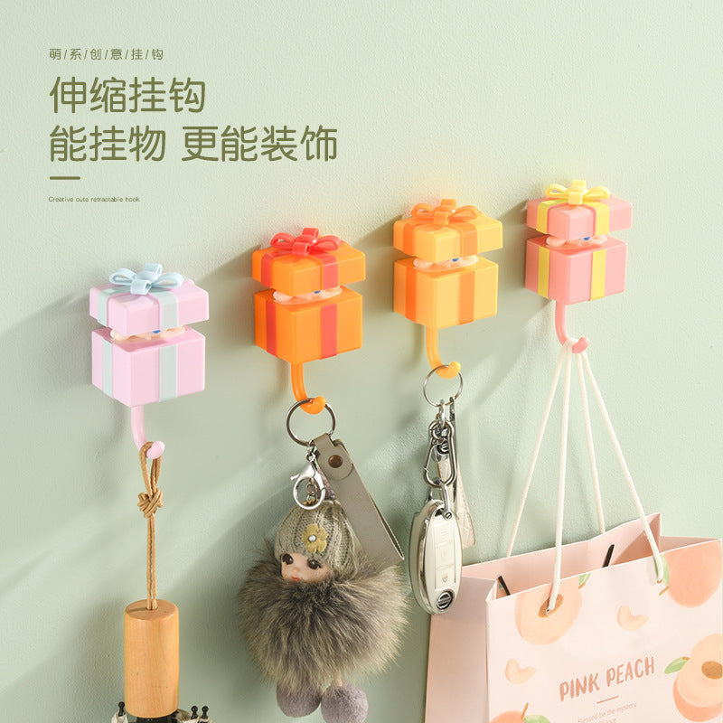 CouldNook Animal Wall Hook - Peeking Character and Curved Hanging Arm