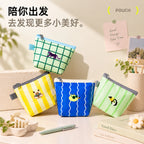 CouldNook Animal Cosmetic Pouch - Graphic Patterns And Small Character Motifs