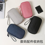 CouldNook Cable Organizer Pouch - Mesh Pockets And Wrist Loop