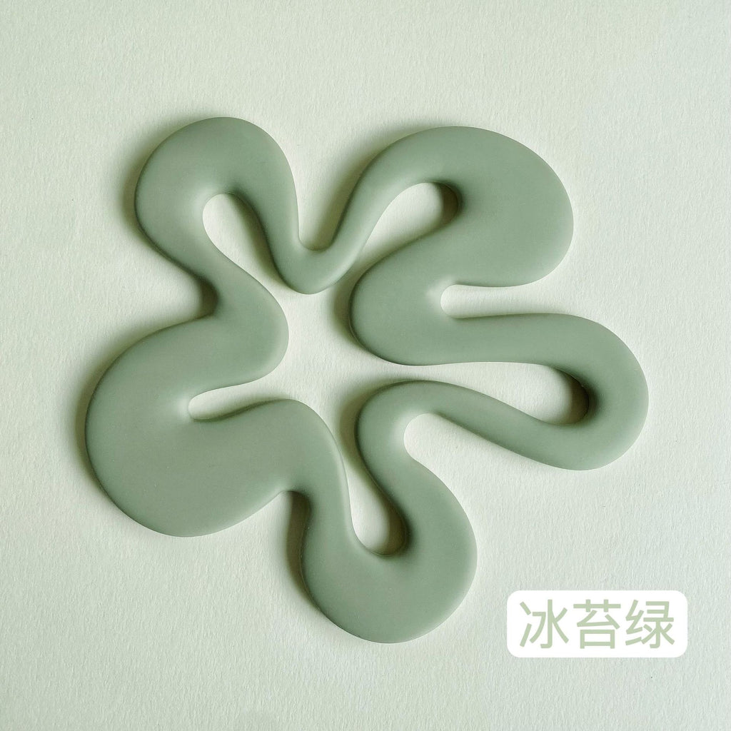CouldNook Flower Coaster - Open Petal Shape in Solid Colors