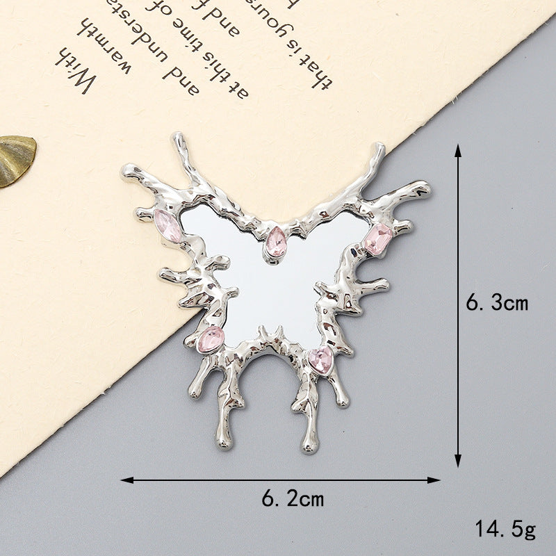 CouldNook Decorative Mirror Accessory - Sculpted Outlines And Ornamental Border Designs