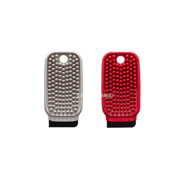 CouldNook Vegetable Brush - Two Textures and Built-In Scraping Edge