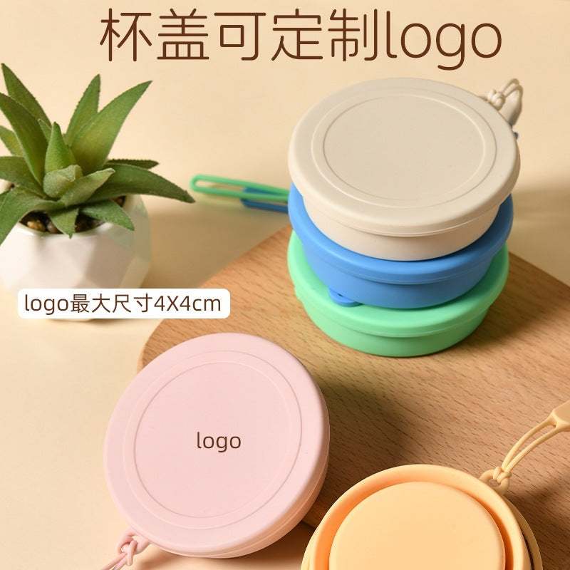 CouldNook Folding Silicone Cup - Collapsible Sides And Matching Cover