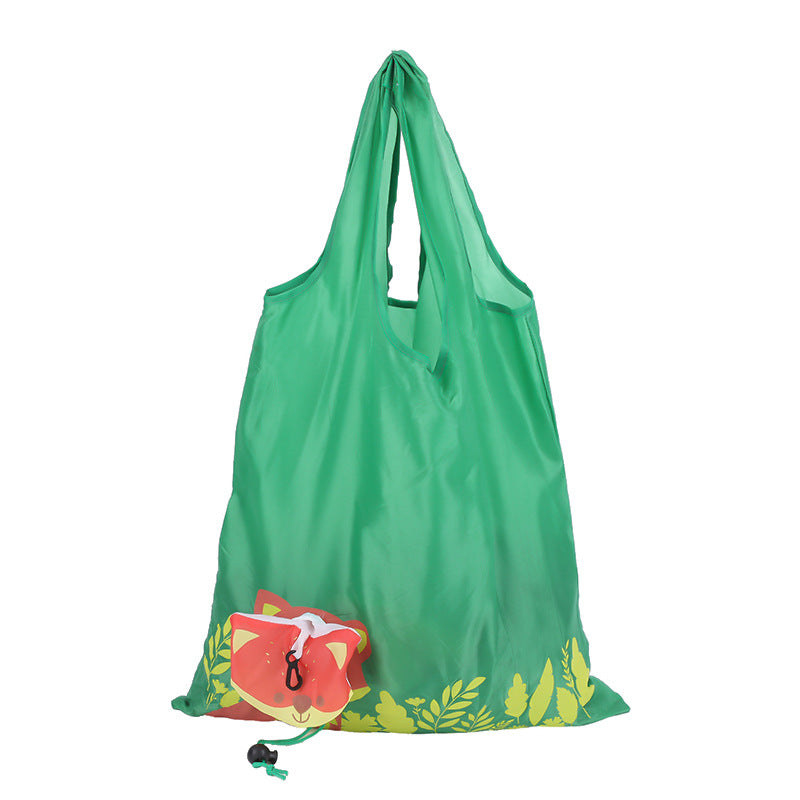 CouldNook Foldable Shopping Bag - Printed Tote And Character Storage Pouch
