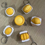 CouldNook Bakery Clicker Keychain - Bread Shapes And Pressable Tops
