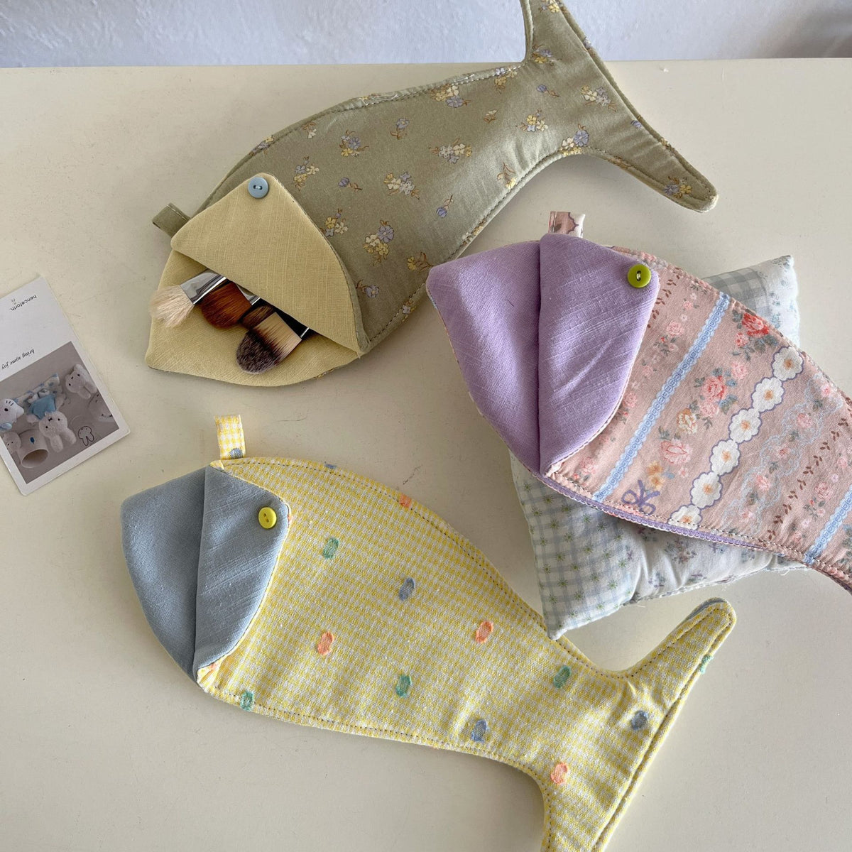 CouldNook Fish Storage Pouch - Folded Head Opening And Patterned Body
