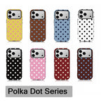 CouldNook iPhone 17 Series 2-in-1 Polka Dot Phone Case - Graphic Color Cover