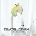 CouldNook Fruit Dish Sponge - Printed Slice Face And Wavy Reverse