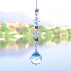 CouldNook Butterfly Crystal Suncatcher - Faceted Beads And Hanging Prism Ball