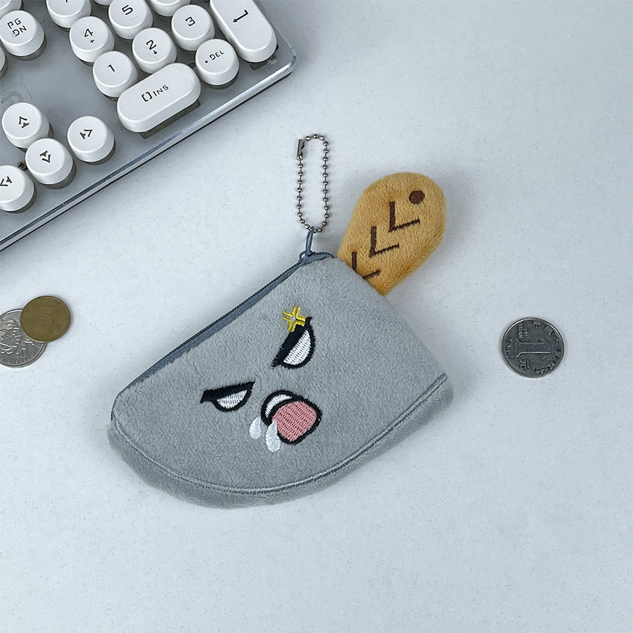 CouldNook Cleaver Coin Purse - Comic Expression And Soft Handle Shape
