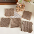 CouldNook Square Fake Linen Table Placemat - Cozy Corner Accent