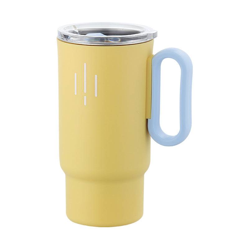 CouldNook Handled Coffee Cup - Bright Colors and Contrasting Rectangular Handle