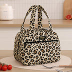 CouldNook Quilted Lunch Bag - Rounded Profile and Zipper Pocket