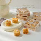 CouldNook Cookie Candle Set - Four Biscuit Shapes and Coffee Fragrance