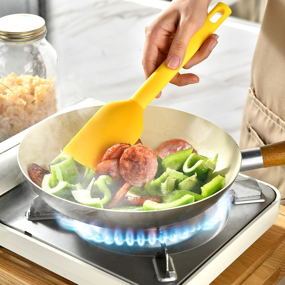 CouldNook Baking Spatula - Broad Head and Contrasting Handle Colors