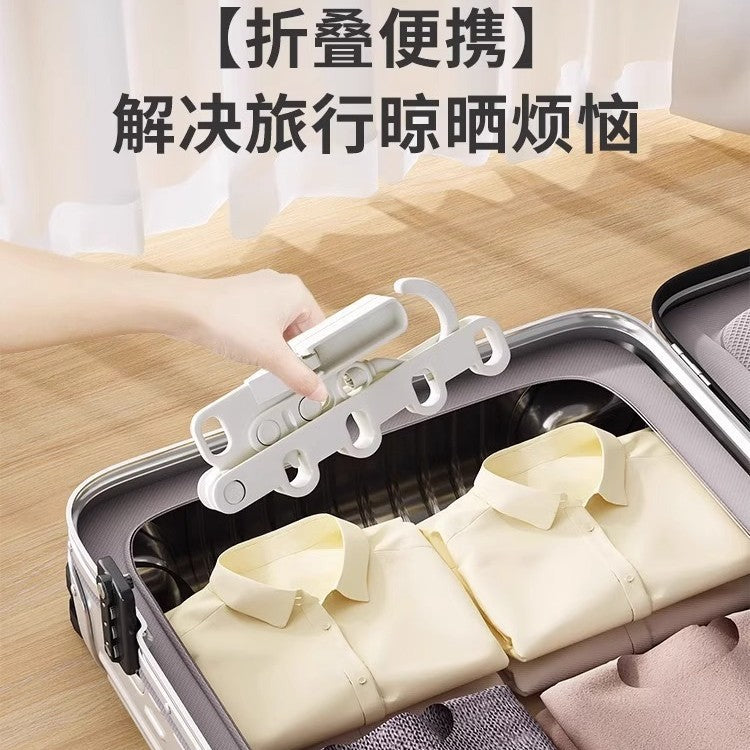 CouldNook Folding Hanger Organizer - Five Slots and Rotating Upper Hook