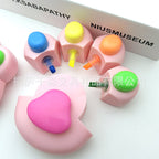 CouldNook Paw Highlighter Set - Removable Color Tips And Rounded Holder