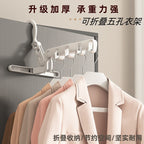 CouldNook Folding Hanger Organizer - Five Slots and Rotating Upper Hook