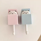 卡通可爱猫咪挂钩强力无痕创意挂钩挂钩ins风高颜值卧室伸缩挂钩