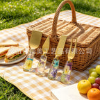 CouldNook Floral Cheese Serving Utensils - Clear Resin Handles and Shaped Heads