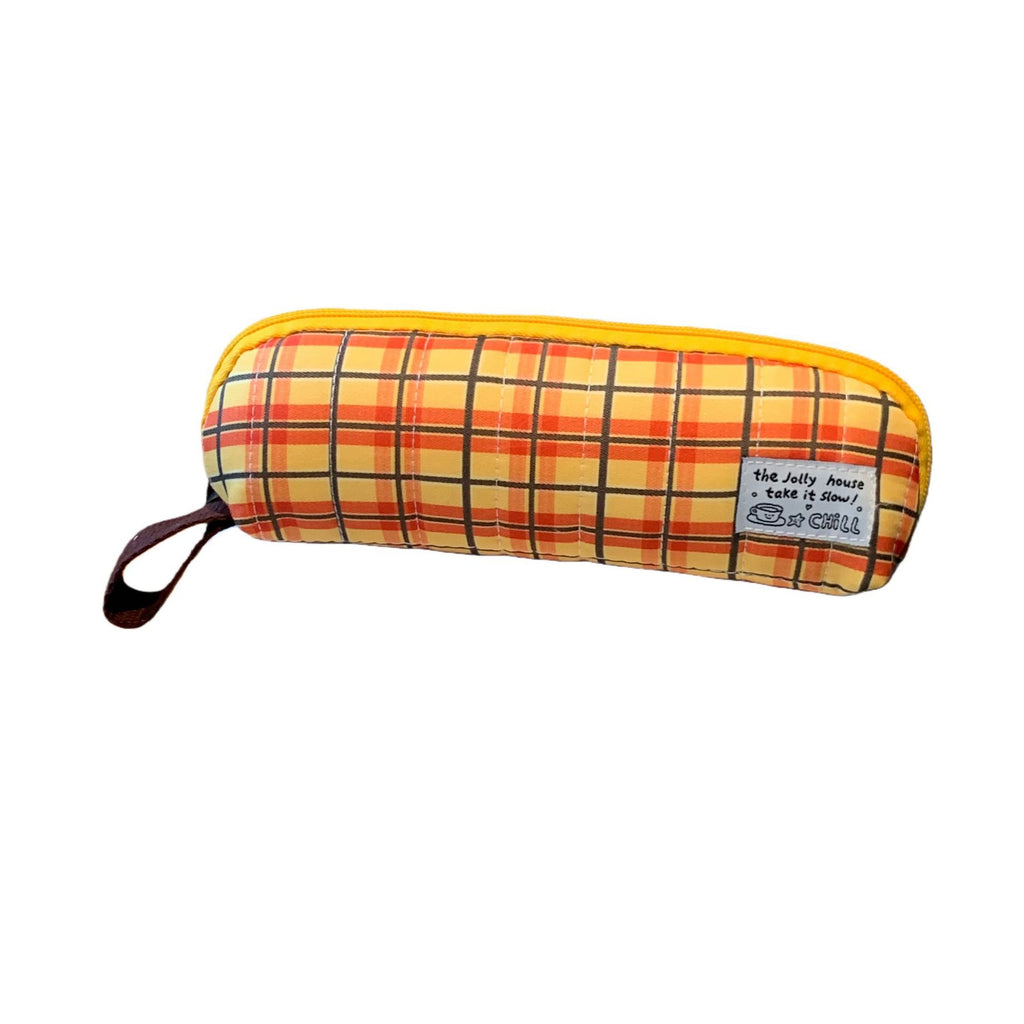CouldNook Triangular Pencil Case - Contrast Zipper And Carry Loop