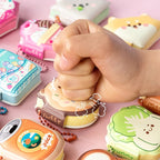 CouldNook Squishy Mini Sticky Notes - Shaped Cover And Ball Chain