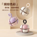 CouldNook Ring Handle Pill Organizer - Eight Compartments And Clear Shell
