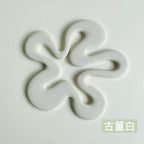 CouldNook Flower Coaster - Open Petal Shape in Solid Colors