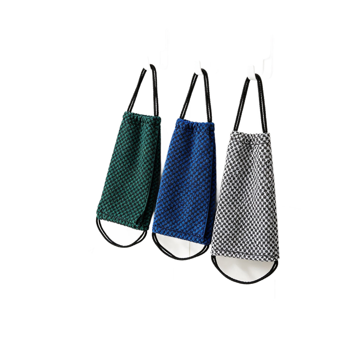 CouldNook Checked Back Scrubber - Two Textured Sides And Loop Handles