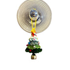 CouldNook Crocheted Christmas Tree Ornament - Layered Branches And Hanging Bell