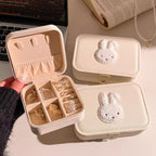 CouldNook Rabbit Jewelry Box - Textured Applique and Divided Interior