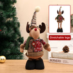CouldNook Extendable Christmas Figure - Long Legs and Winter Outfits