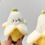 CouldNook Banana Peel Plush Bag Charm - Fruit Accent
