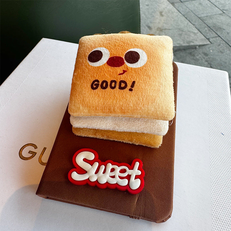 CouldNook Food Character Notebook - Plush Topper And Raised Word Patch
